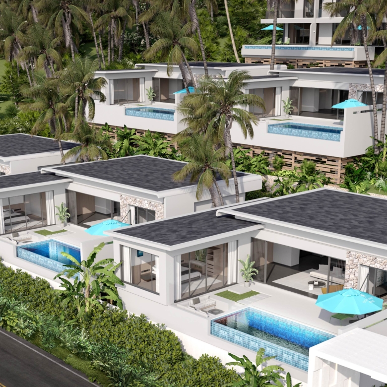 Sleek Modern 1 Storey Villa