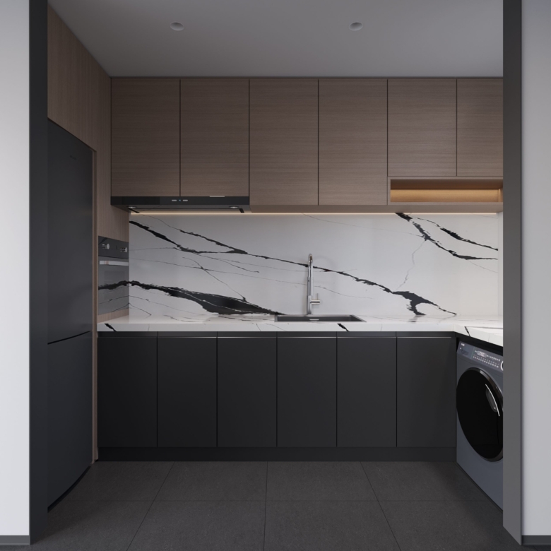 Sleek Modern 1 Storey Villa