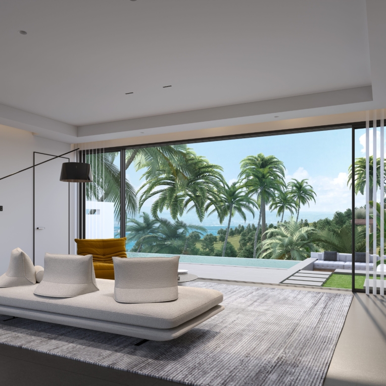 Sleek Modern 1 Storey Villa