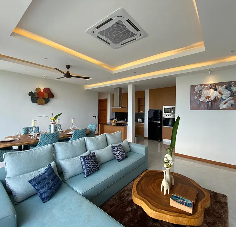 living room villa Mae Nam